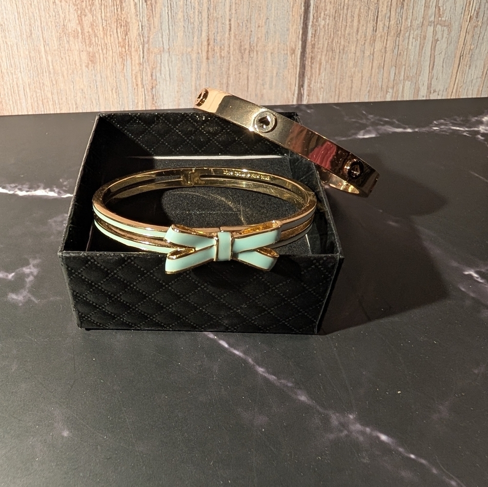 1 Kate Spade *Buyers Choice*  Elegant Gold Bangle Bracelets EUC